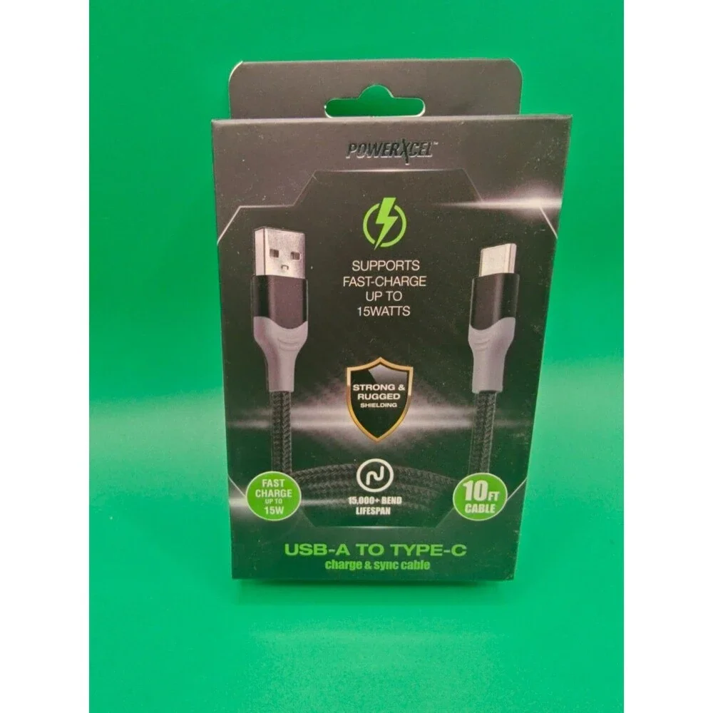 USB A to type C charger cable fast charging - Picture 1 of 2
